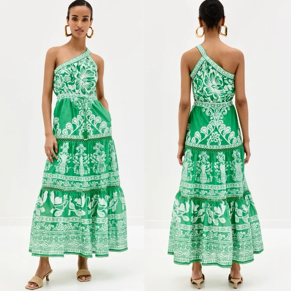 🌺🎉HP🎉🌺 NWT Farm Rio Sweet Garden Maxi Dress - Picture 5 of 16
